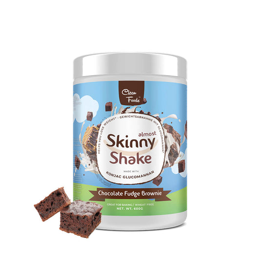 AlmostSkinny Shake Chocolate Fudge Brownie