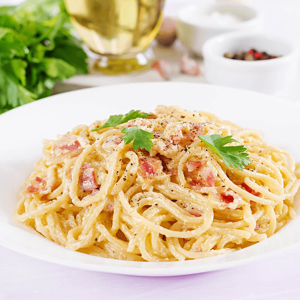 SlimPastaSoße Carbonara